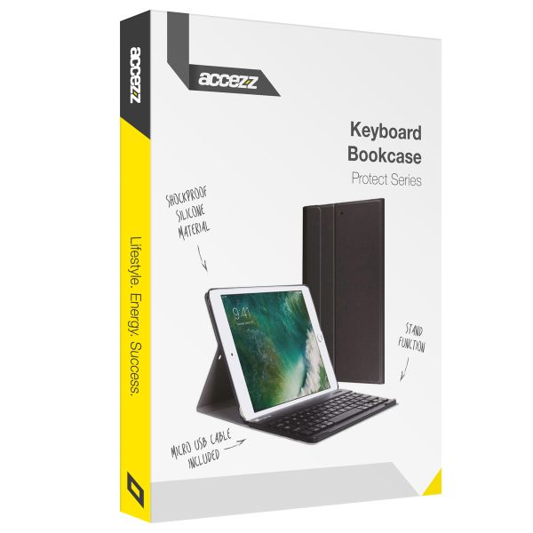 Accezz QWERTZ ﻿Bluetooth Keyboard Klapphülle für das Apple iPad 11 (2025) 11 Zoll / iPad 10 (2022) 10.9 Zoll - Schwarz