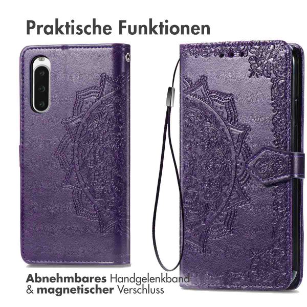 imoshion Mandala Klapphülle Sony Xperia 10 V - Violett