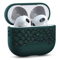 Njorð Collections Salmon Leather Case für Apple AirPods 3 (2021) - Dark Green