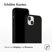 Accezz Liquid Silikoncase mit MagSafe für das iPhone 15 Plus - Schwarz