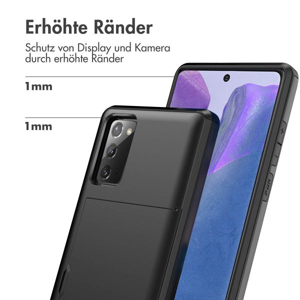 imoshion Backcover mit Kartenfach Samsung Galaxy S20 FE - Schwarz