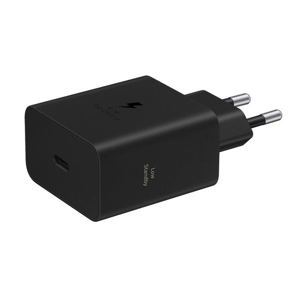 Samsung Originaler Power-Adapter mit USB-C-Kabel – Ladegerät – USB-C-Anschluss – Schnellladen – 60 Watt – 1,8 Meter – Schwarz