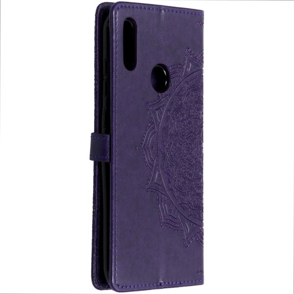 Mandala Klapphülle Violett für das Huawei Y7 (2019)