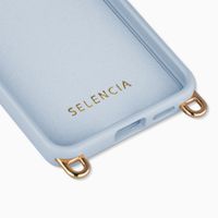 Selencia Rivièra Backcover mit MagSafe mit abnehmbaren Haken Samsung Galaxy A57 (5G) - Powder Blue