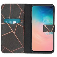imoshion Design TPU Klapphülle Samsung Galaxy S10 - Black Graphic
