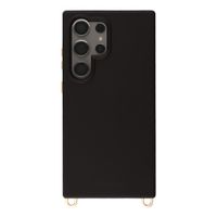 Selencia Rivièra Backcover mit MagSafe mit abnehmbaren Haken Samsung Galaxy S24 Ultra - Velvet Black