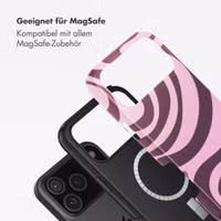 Selencia Vivid Rückabdeckung mit MagSafe Apple iPhone 17 Pro Max - Wavy Swirl Pink Plum