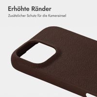 imoshion Texture Backcover Apple iPhone 16 Pro - Dunkelbraun