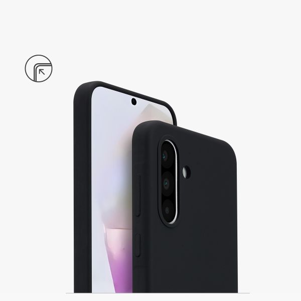 Accezz Liquid Silikoncase mit MagSafe Samsung Galaxy A36 / A56 - Schwarz