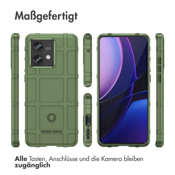imoshion Rugged Shield Backcover Motorola Edge 40 Neo - Dunkelgrün