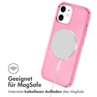 imoshion Sparkle Back Cover mit MagSafe für das Apple iPhone 12 (Pro) - Glitzer Rosa