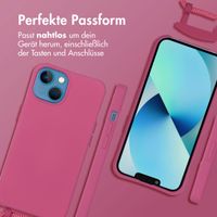 imoshion Color Backcover mit abnehmbarem Handykette und MagSafe Apple iPhone 13 - Raspberry