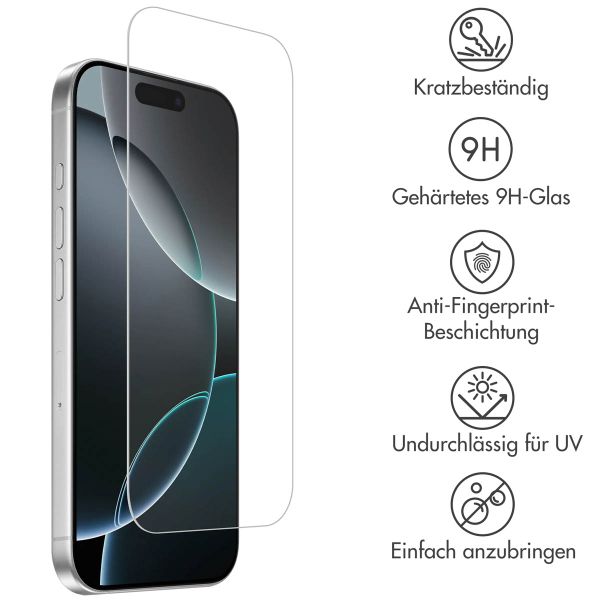 Accezz Displayschutz 2er-pack aus gehärtetem Glas Apple iPhone Air