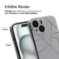 imoshion Design Hülle für das iPhone 15 - White Graphic