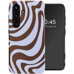 Selencia Vivid Back Cover Samsung Galaxy S25 FE - Dream Swirl Chocolate