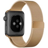 WiWu Milanaise-Armband für das  Apple Watch Series 1 t/m 9 / SE (38/40/41 mm) | Series 10 / 11 (42 mm) - Rosé gold