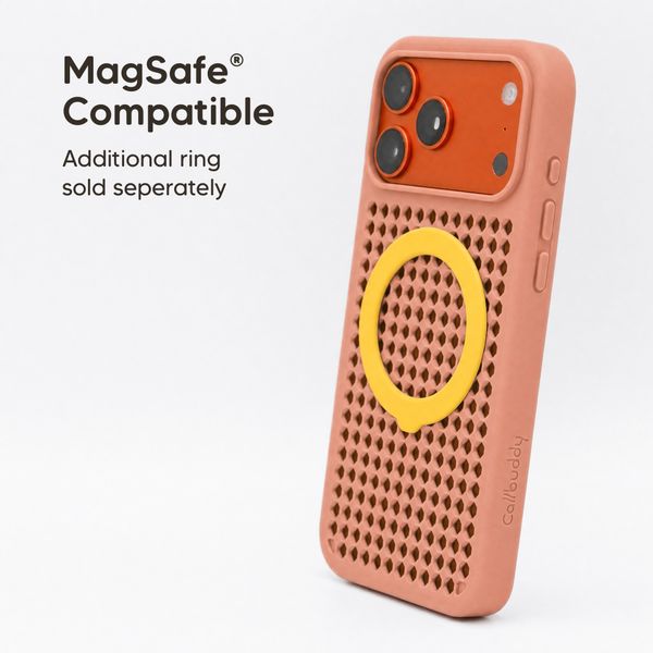 Callbuddy Hülle mit Strap Apple iPhone 17 Pro Max - Coral Pop