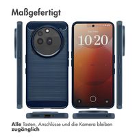 imoshion Brushed Back Cover Nothing Phone (3a) Pro - Dunkelblau