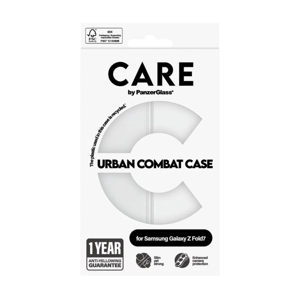 CARE by PanzerGlass Urban Combat Case Samsung Galaxy Z Fold 7 - Transparent