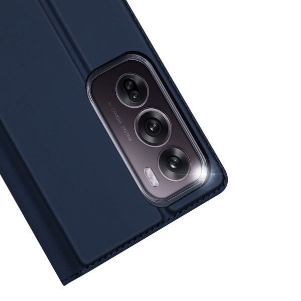 Dux Ducis Slim TPU Klapphülle für das Oppo Reno 12 Pro - Dunkelblau