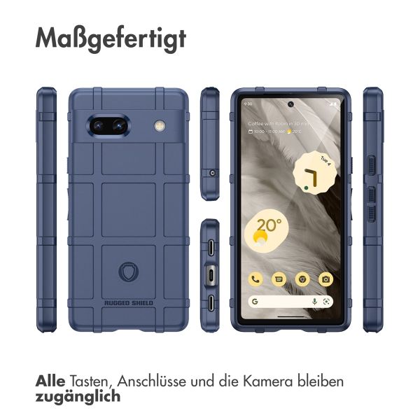 imoshion Rugged Shield Backcover Google Pixel 7a - Dunkelblau