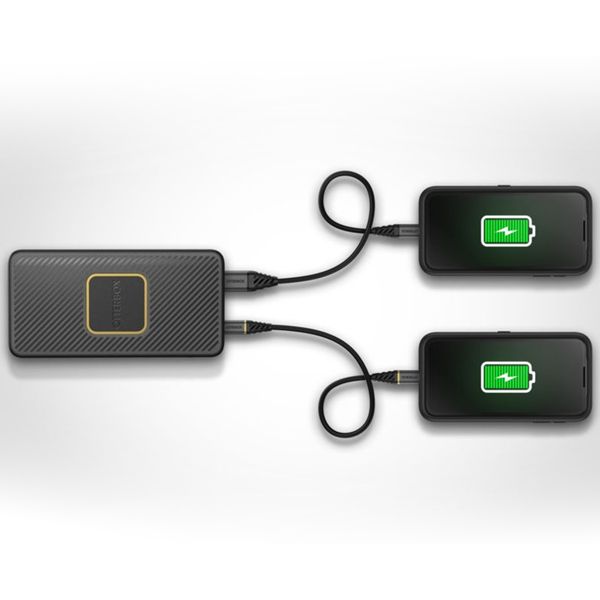 OtterBox ﻿Powerbank USB-C - 10.000 mAh - Kabelloses Aufladen - Power Delivery - Schwarz