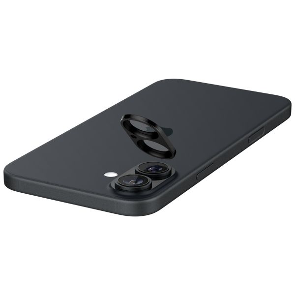 Spigen GLAStR EZ Fit Optik Kameraschutz 2er-Pack für Apple iPhone 16 Plus - Schwarz