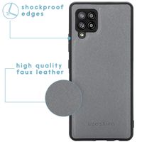 imoshion Luxuriöse Portemonnaie-Klapphülle Samsung Galaxy A42 - Grau