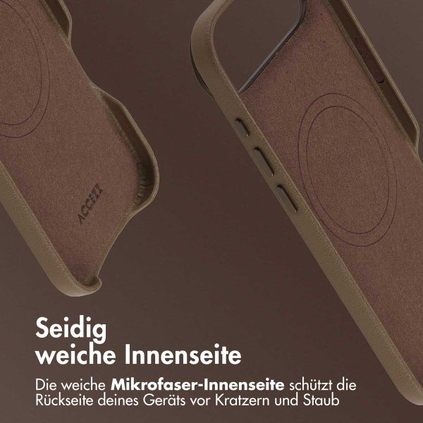 Accezz MagSafe Leather Backcover Apple iPhone Air - Kaffeebraun
