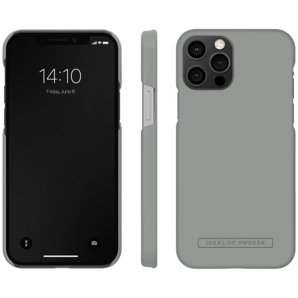 iDeal of Sweden Seamless Case Back Cover für das iPhone 12 (Pro) - Ash Grey