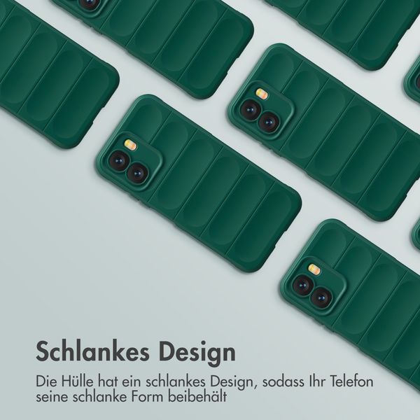 imoshion EasyGrip Backcover Oppo A6x (4G/5G) - Dunkelgrün