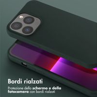 Selencia SilikonHülle mit abnehmbarem Band Apple iPhone 13 - Dunkelgrün
