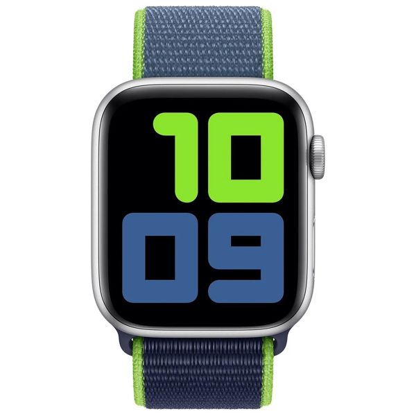 Apple Sport Loop Armband für Apple Watch Series 1-10 / SE / Ultra (2) - 42/44/45/46/49 mm - Neon Lime