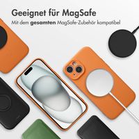 imoshion Color Back Cover mit MagSafe Apple iPhone 15 - Neon Orange