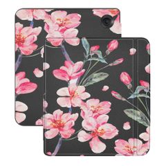 imoshion Design Slim Hard Case Sleepcover mit Stand Kobo Libra Colour - Blossom
