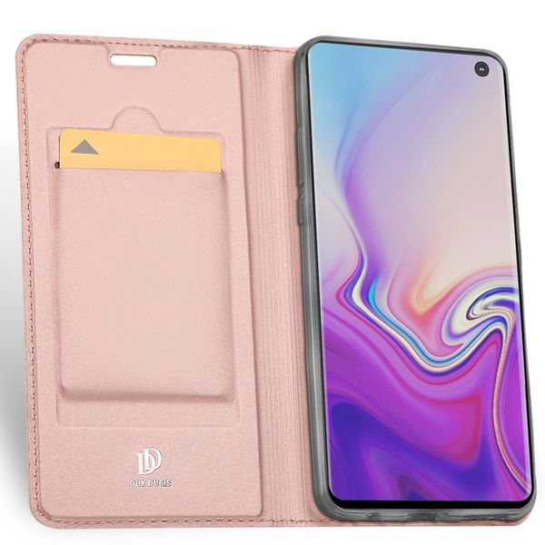 Dux Ducis Slim TPU Klapphülle Roségold für das Samsung Galaxy S10e