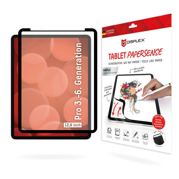 Displex Papersense Screen Protector für das iPad Pro 12.9 (2018 - 2022) - Transparent