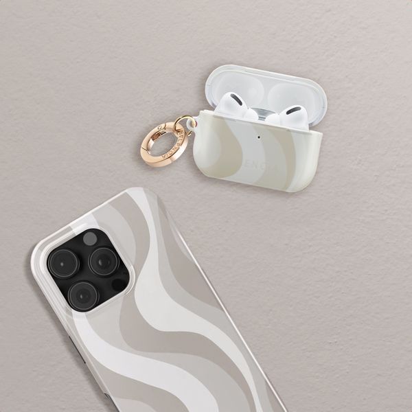 Selencia Vivid Case Apple AirPods Pro 2 - Desert Waves Beige