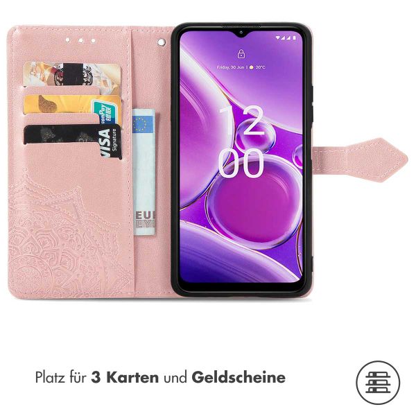 imoshion Mandala Klapphülle Nokia G42 - Rosé gold