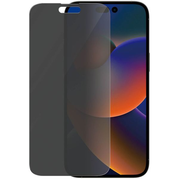 PanzerGlass Privacy Case Friendly Anti-Bacterial Displayschutzfolie für das iPhone 14 Pro Max