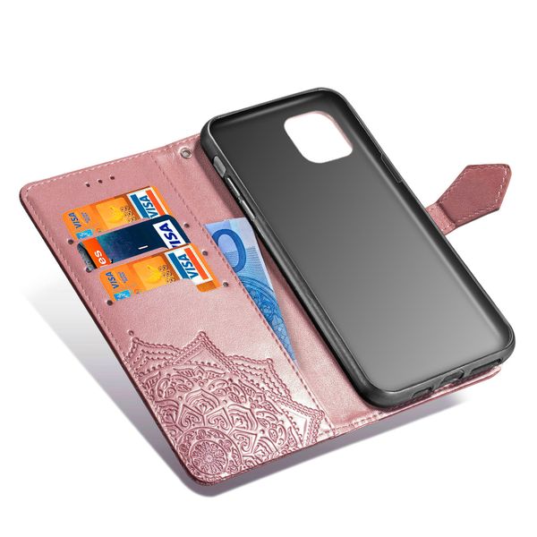 Mandala Klapphülle Rosa Apple iPhone 11 Pro