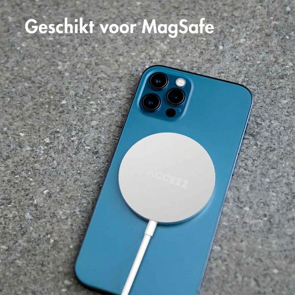 Accezz Wireless Charger USB-C - Drahtloses MagSafe und Qi2-Ladegerät - 1 Meter - Weiß