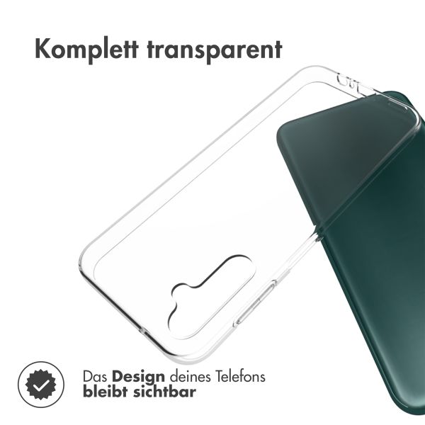 Accezz TPU Clear Cover für das Samsung Galaxy A14 (5G/4G) - Transparent