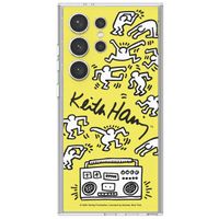 Samsung Original Keith Haring Dance Plate für das Galaxy S24 Ultra - Yellow