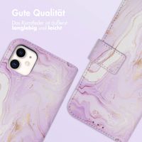 imoshion Design Klapphülle Apple iPhone 11 - Purple Marble