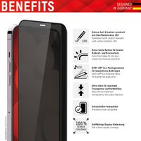 Displex Displayschutz aus gehärtetem Glas Privacy für das Apple iPhone 14 / 13 / 13 Pro