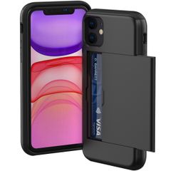 imoshion Backcover mit Kartenfach Apple iPhone 11 - Schwarz