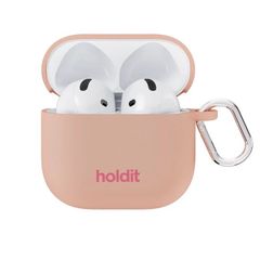 Holdit Solid Silicone Case Apple AirPods 4 - Bare Pink