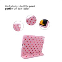imoshion Kinder­sicheres Design Backcover mit Griff Apple iPad 9 (2021) 10.2 Zoll / iPad 8 (2020) 10.2 Zoll / iPad 7 (2019) 10.2 Zoll - Herzchen