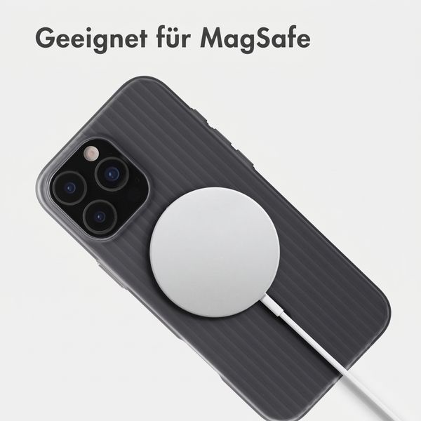 Accezz Lite Backcover mit MagSafe | Fluted | Apple iPhone 16 Pro - Grau